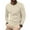 Khaki, variant on zejinsd Fall Mens Sweatshirts Long Sleeve Loose Fit Pullover T-Shirt Stretch Textured Knit Workout Athletic Lightweight Sweatshirt
