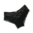 thumbnail image 3 of Women's Underwear Moisture Lace Sexy Triangle Midriff Lace Underwear Soft Lightweight Brief, 3 of 6