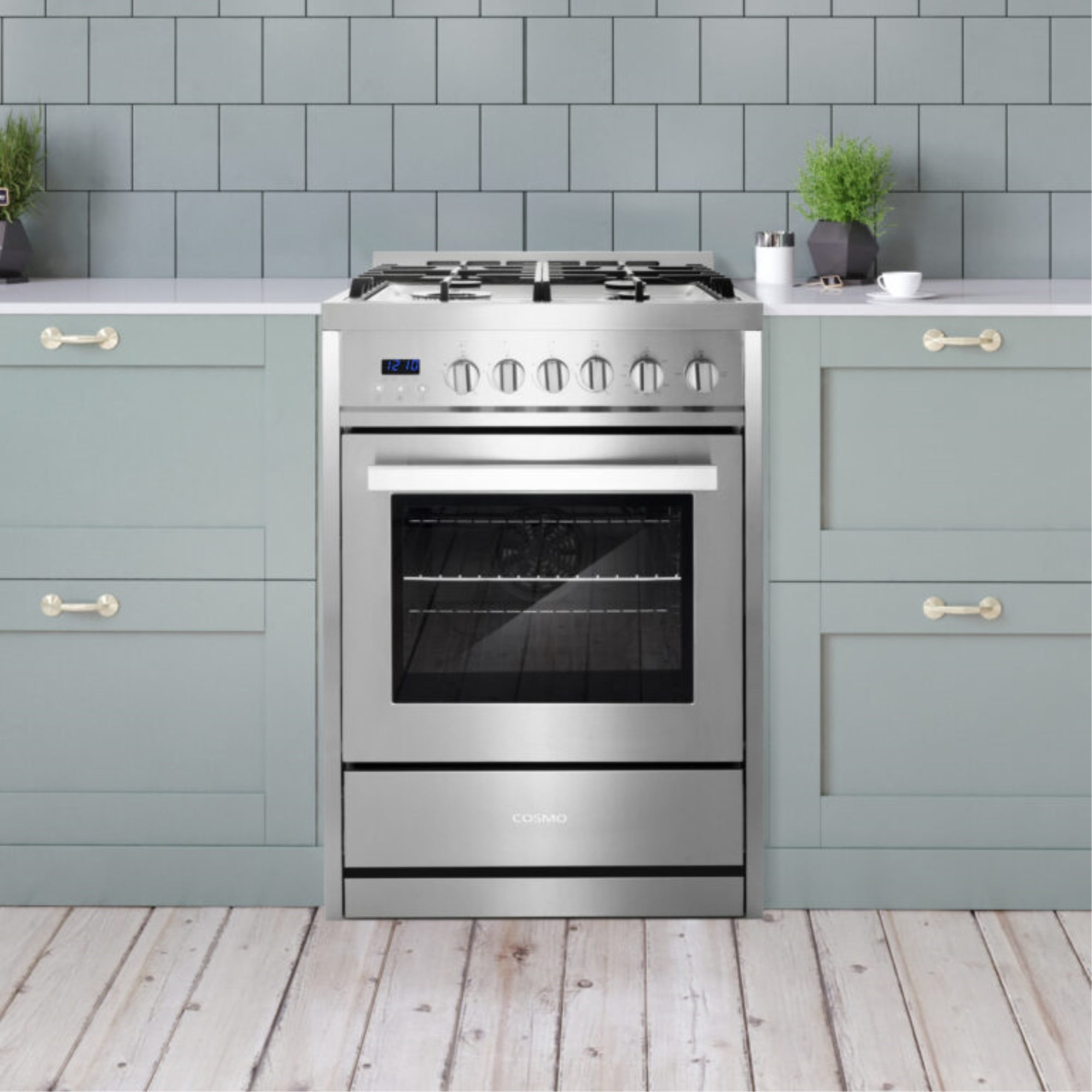24" Single Oven Pro Style Gas Range With 4 Burner Cooktop