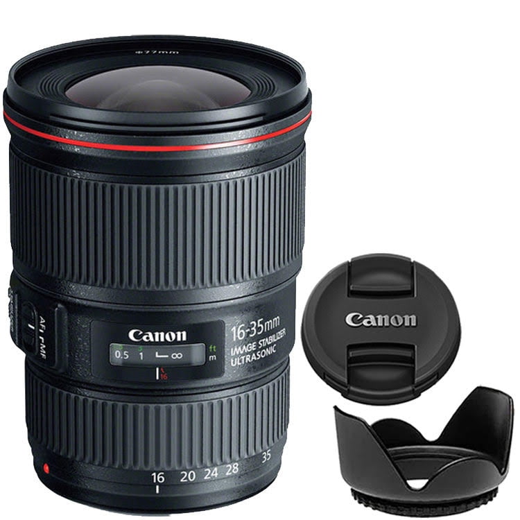 Canon EF 16-35mm f/4L IS USM DSLR Zoom Lens - Walmart.com
