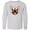 AC-Heather Grey, variant on Inktastic French Bulldog Dog Long Sleeve Youth T-Shirt