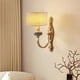 thumbnail image 2 of Rustic Style Lampshade Rattan Weaving Hanging Lamp Cover Lampshade Decor, 2 of 5