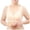 Beige, variant on NIEWTR Women's Front Closure Posture Bra Full Coverage Back Support Everyday | Wireless, Comfy, Unpadded Cup, Plus Size, Unlined(Pink,46)
