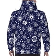 thumbnail image 7 of Cauagu Snowflakes2 for Men's Pullover Hooded Sweatshirt Athletic Casual Hoodie Aautumn Hoodie Sweatshirt for Men Pullover Casual Hooded Sweatshirt-Small, 7 of 7