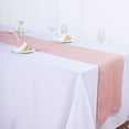 thumbnail image 6 of BalsaCircle 14" x 108" Natural Burlap Table Runner Dusty Rose, 6 of 8