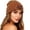 czb# Brown100, variant on CUZIBR Women Knitted Beanie Hat Halloween Pumpkin Face Pattern Soft Stretchy Thermal Fall Winter Hat Holiday Party Cosplay Headwear For Adults