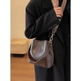 thumbnail image 2 of Women's Vintage Leather Crossbody Bucket Bag Casual Shoulder Purse with Adjustable Strap, 2 of 7