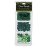 Cousin Glass Bead Assortment, Turquoise/Green, Multi pk