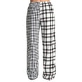 thumbnail image 3 of Just Love Women's Plush Pajama Pants 6339-V-10775-XS (X-Small, Pink Plaid Houndstooth), 3 of 3