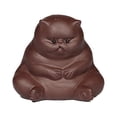 thumbnail image 1 of Purple Sand Tea Pet Cat Decoration Handmade Cat Sculpture Crafts Decorative Tea Table Tea Set, 1 of 7