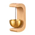 thumbnail image 1 of Mosiee Magnetic Door Wind Chime Handmade Refrigerator Magnet Pure Copper Ring, 1 of 9