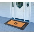 thumbnail image 7 of A1HC Natural Rubber & Coir 24x36 Monogrammed Doormat For Front Door, Anti-Shed Treated Durable Doormat for Outdoor Entrance, Heavy Duty, Low Profile, Easy to Clean, Long Lasting Front Porch Entry Rug, 7 of 7