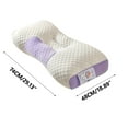 thumbnail image 3 of Cervical Pillow For Neck And Shoulder Pain Relief, Cervical Anti Snore Pillows For Sleeping, Ergonomic Neck Support Pillow For Neck & Shoulder Pain Relief - Side, Back, Stomach Sleepers, 3 of 6