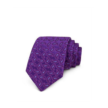 Ted Baker Mens Paisley Necktie purple One Size