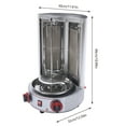thumbnail image 2 of Miumaeov Gas Doner Kebab Grill Machine 3000W Automatically Kebab Machine Vertical Broiler Countertop Rotisserie Grill Kebab Vertical Rotisserie, 2 of 12