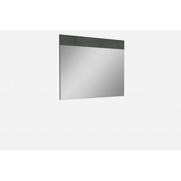 63" X 1" X 48" Gloss Grey Glass Mirror