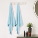 thumbnail image 4 of Toallas de baño suaves REGALWOVEN, juego de 2 toallas de baño ultra absorbentes con rayas, toallas para baño azules de 28" x 56", 4 of 8