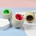 thumbnail image 5 of 3pcs Dinosaur Eggs Stress Balls Dino Squeeze Toys Cute Pinch Toy Stress Relief Toys Novelty Fun Squeeze Decompression Toys Birthday Party Favors Gifts, 5 of 5