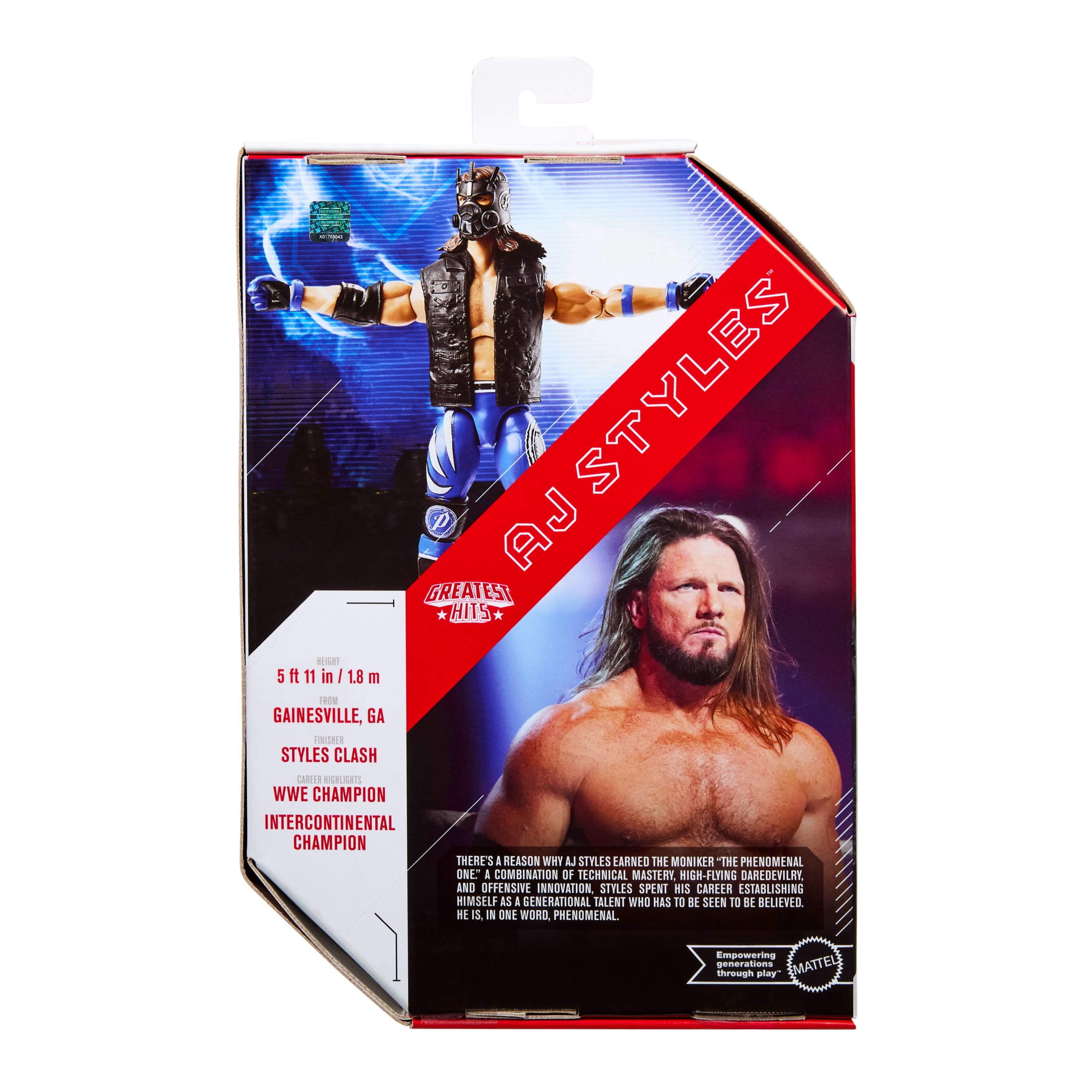WWE Ultimate Edition AJ Styles Action Figure & Accessories Set