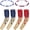Raspberry , Navy Blue, variant on 4 Pcs Ice Cream Arm Sleeves with Baseball Beaded Necklace, Youth Cooling UV Protection Compression Sleeves for Sports