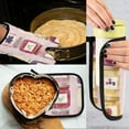 thumbnail image 5 of Yayeee Oven Mitts and Pot Holder Set of 2 Heat Resistant Kitchen Gloves Baking Hot Pad, Watercolor Jar, 5 of 5