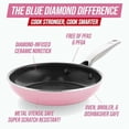 thumbnail image 3 of Juego de utensilios de cocina antiadherentes Blue Diamond de 10 piezas. Ollas y sartenes de cerámica Diamond, aptas para lavavajillas y utensilios de metal, no tóxicas y sin PFAS. Ideales para cocinar, 3 of 5