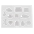 thumbnail image 4 of Coofit Necklace Pendant Mold Non-stick Handmade DIY Key Charm Mold Jewelry Making Mold, 4 of 10