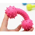 thumbnail image 3 of Barbell Dog Chew Toy Creative Rubber Dog Squeaky Toy Pet Teething Toy, 3 of 10