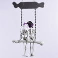 thumbnail image 6 of Halloween Skeletons,Full Body Poseable Skeleton, Scary Simulation Realistic Mini Bride & Groom Skeletons For Haunted House Bar Party Home Decor, 6 of 6