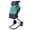 Green + Plastic, variant on 15 Amp Electric Wood Chipper Shredder with Wheels, 60L Collection Bag, Double Sided Blade System, Auto Shut-Off for Garden Waste, Green