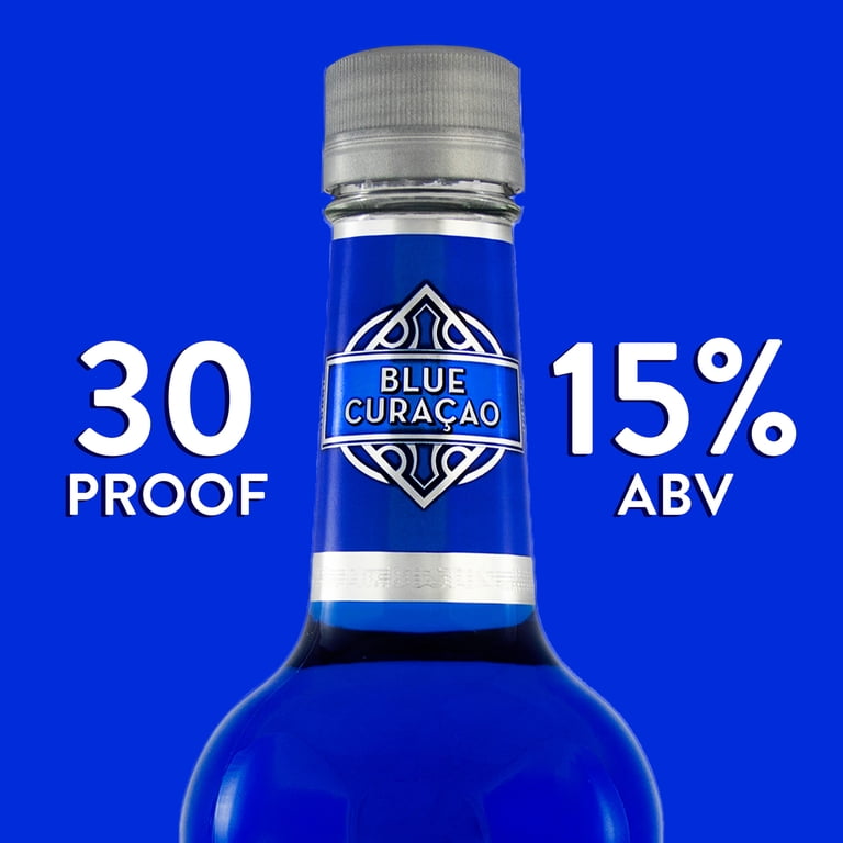 【パトリックスター様】専用・青360g×2袋≪フォロー＆リピート割特価≫ Mr. Boston Blue Curacao Orange Liqueur, 750ml, 15% Alcohol