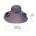 thumbnail image 3 of Ventilador, ventilador de techo, ventilador de escritorio, ventilador portátil, sombrero de pescador de verano, sombrero de ventilador de carga solar USB, sombrero de pescador solar con ventilador de, 3 of 6
