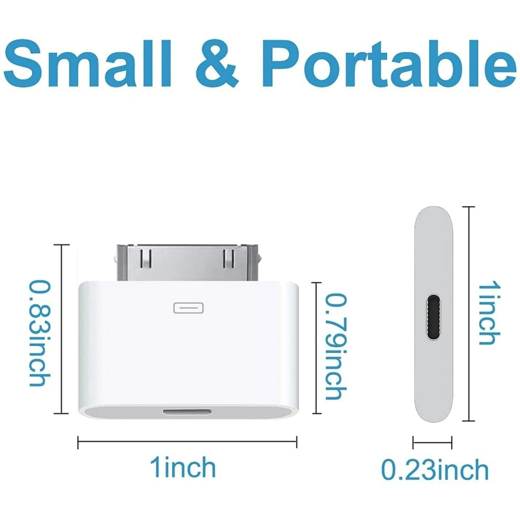 LAICAIW 30-Pin to Lightning Adapter, MFi Certified 8-Pin Female to