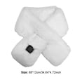 thumbnail image 3 of Bufanda calentada Felpa Eléctrica A prueba de frío Carga USB para hombres Mujeres Blanco Likrtyny Para estrenar, 3 of 5