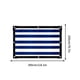 thumbnail image 1 of Toldo rectangular para exteriores, protección solar para piscina, jardín, prado, playa, casa, patio, cochera, baño. Resistente, impermeable, plegable y portátil. Estructura metálica., 1 of 7