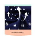 thumbnail image 6 of HWJAD 2-7 Years Kids Girl's Dresses Cotton Jersey Long Sleeve Crewneck Swing A-Line Cute Santa Claus Unicorn Midi Christmas Dress, 6 of 7