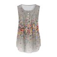 thumbnail image 4 of SMihono Hauts pour Femmes Débardeur pour Femmes Mode Débardeur d'Été pour Femmes à Col en V Sans Manches Imprimé Débardeur Décontracté Blouse Débardeur pour Femmes Hauts d'Été pour Femmes, 4 of 5