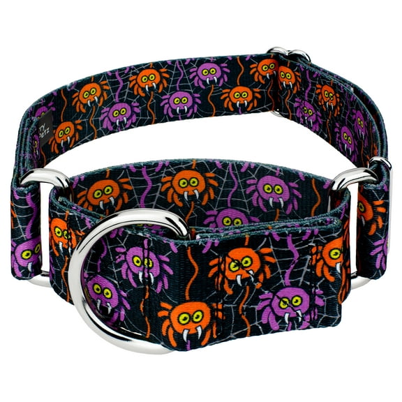 Country Brook Petz® 1 1/2 inch Creepy Crawlers Martingale Dog Collar Limited Edition, Large