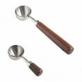 thumbnail image 2 of Multi Purpose 30ML Coffee Scoop Set with Walnut Wood and Stainless Steel, 2 of 11