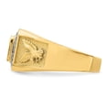 thumbnail image 2 of Auriga Fine Jewelry 10K Yellow Gold Men's CZ Eagle Ring Size 10.5, 2 of 6