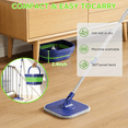 thumbnail image 7 of SUGARDAY Spin Mop and Bucket Combo with Wringer Set, Collapsible Mop and Bucket System with 5 Microfiber Pads for Household Use Floor Wall Cleaning, 7 of 7