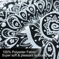 thumbnail image 7 of REGALWOVEN 3Pieces Bohemian Bed in a Bag Comforter Set All-Season Quilt Set with 2 Pillowcases, Black Full, 7 of 7