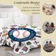 thumbnail image 3 of LHSHID Tennis Blanket Tennis Gifts Blanket for Men Women Adults Tennis Lover Soft Flannel Cozy Tennis Player Blanket for All Season Sport Lover Blanket for Bed Sofa Camping Couch 40x50in, 3 of 6