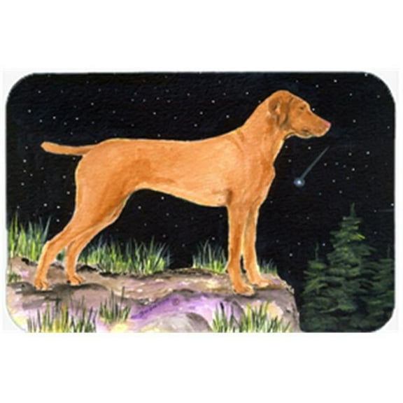 Starry Night Vizsla Mouse Pad