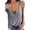 Gray_Z, variant on Women's Clothes Summer Clothes for Teen Girls Y2K Clothing V Neck Tank Top for Women Solid Camisole Button Vests Sleeveless Blouses Oversized T Shirts for Women Yellow L