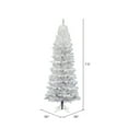 thumbnail image 3 of Vickerman 7.5' White Salem Pencil Pine Artificial Christmas Tree, Unlit, 3 of 4