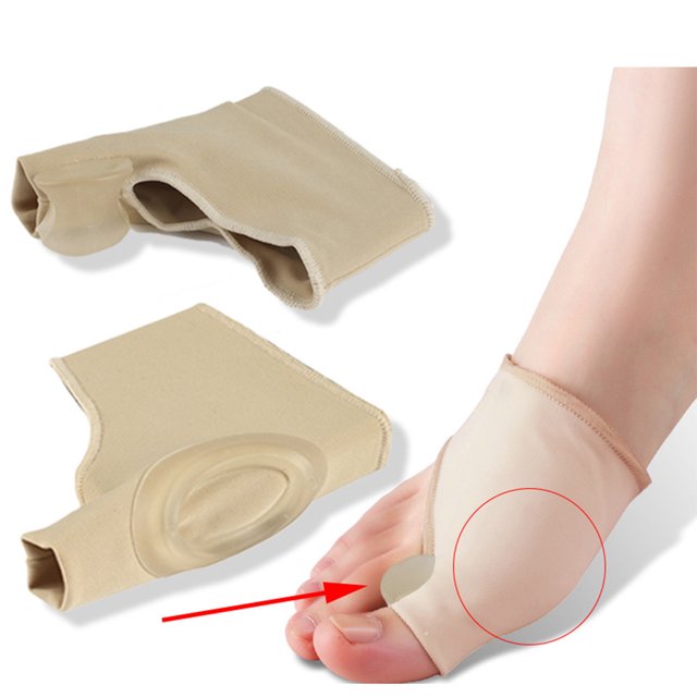 Corrector de hallux valgus de silicona, cinturón ortopédico de día y de noche, separador de dedos del pie grande, corrector de dedo valgo del pulgar