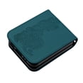 thumbnail image 4 of Case for Samsung Galaxy Z Flip 4, PU Leather Flip Protective Phone Case Emboss Flower Book Case for Samsung Galaxy Z Flip 4 - Darkgreen, 4 of 4