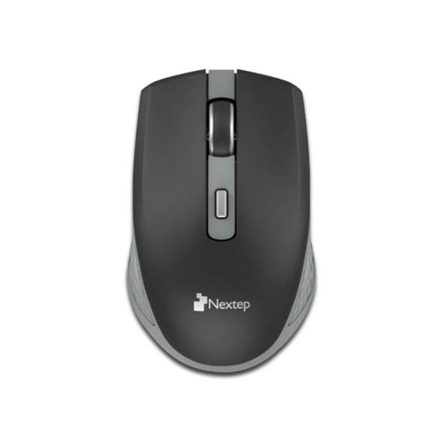 Mouse Óptico Inalámbrico Nextep NE-413NG Receptor USB Color Gris