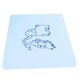 thumbnail image 3 of Foldable Baby Silicone Bib Waterproof Heat Insulation Infant Burp Cloth Placemat SetBlue Bib, 3 of 4